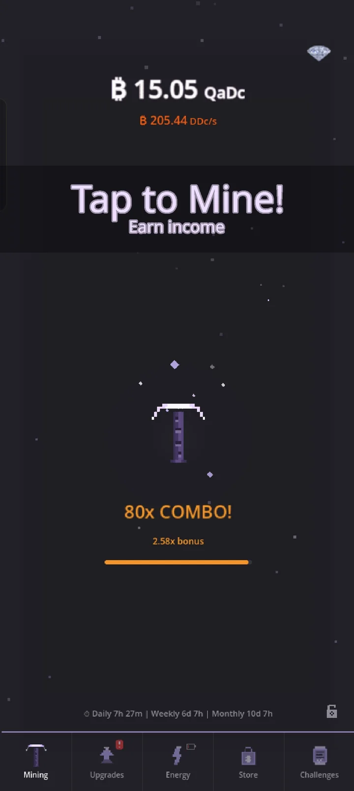 Crypto Mining Tycoon — Tap to mine and earn income